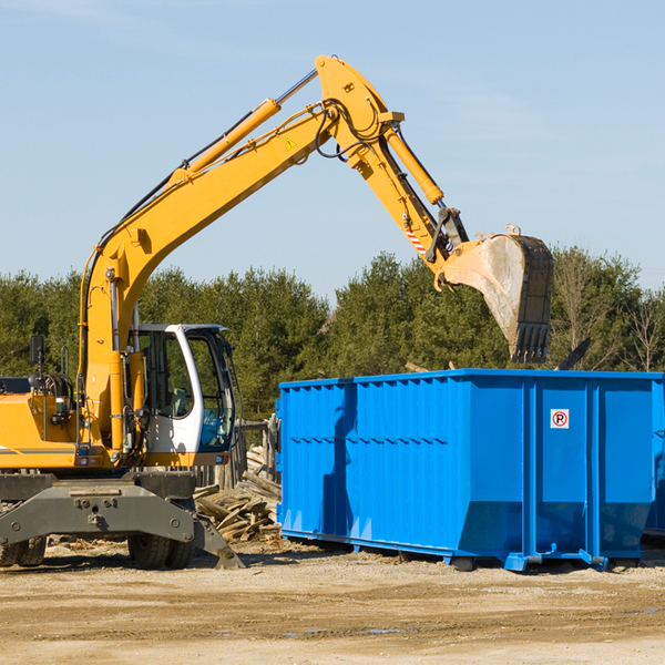 how many times can i have a residential dumpster rental emptied in Hornby New York